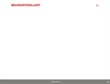 Tablet Screenshot of brandskyddslaget.se